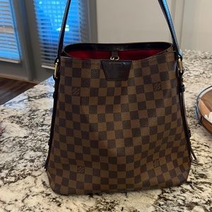 LOUIS VUITTON Hand Bag Cabas Rivington Damier Ebene